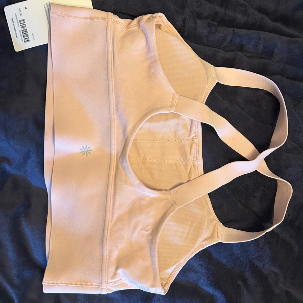 Athleta Warrior Longline Blush Sports Bra - Picture 2 of 4